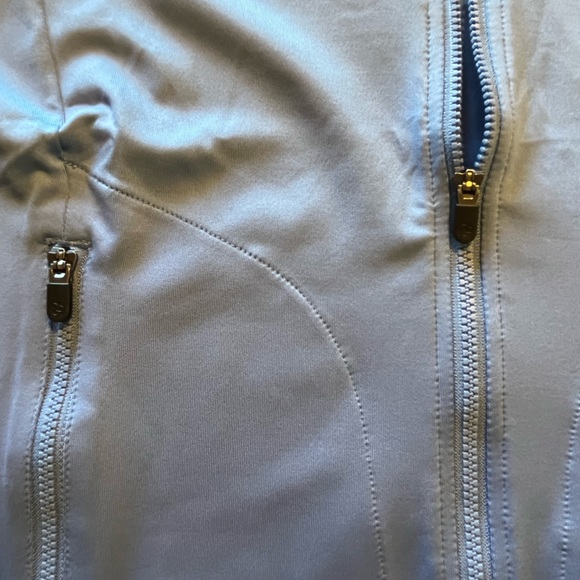 NWT Zella Mock-Neck Full-Zip Jacket, Blue Yonder | L (10/12) - Picture 9 of 14